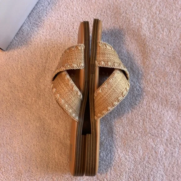 Dolce Vita Miguel raffia crisscross sandals - Picture 6 of 8